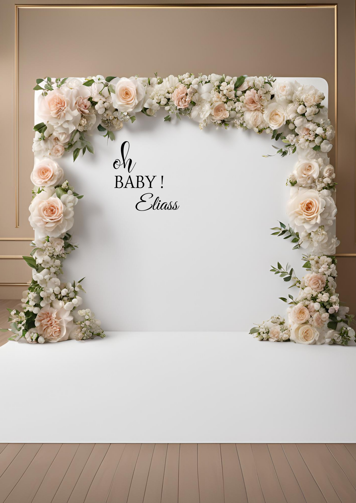 ELY - Autocollants en Vinyle pour Backdrops - Inadapté au textile