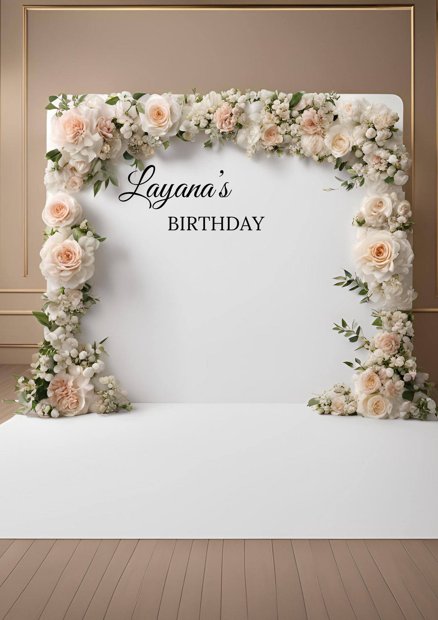 ROSY - Autocollants en Vinyle pour Backdrops